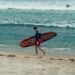 surfing in Bali
