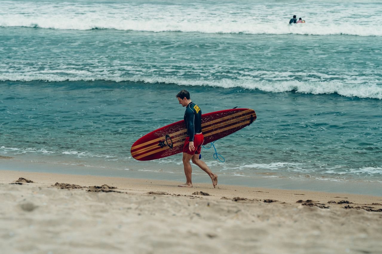 surfing in Bali